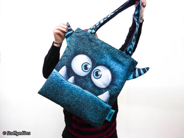 VORBESTELLUNG - Monsta Tasche petrol by Thorsten Berger - Samt, Swafing